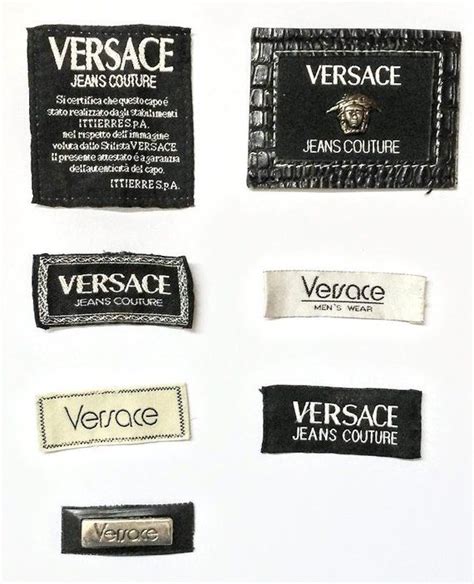 eticheta versace|vintage versace tags.